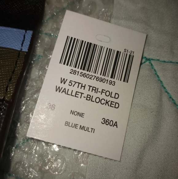 HENRI BENDEL WEST 57TH TRIFOLD WALLET BLOCKED NWT - Picture 2 of 7